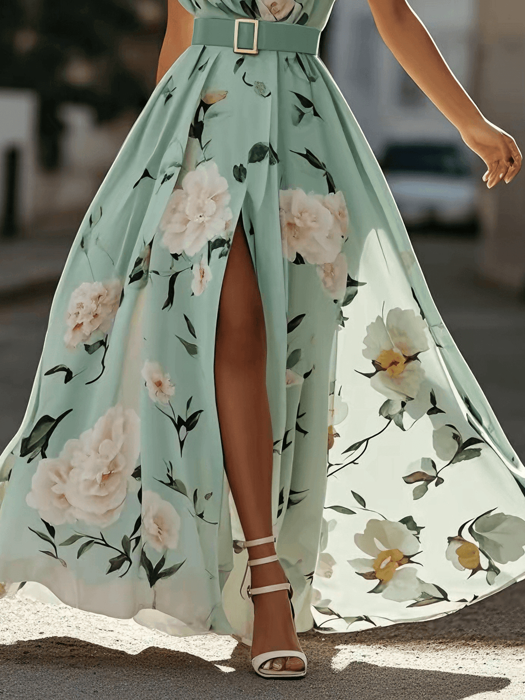 Julie | Floral Maxi Dress – Light, Airy &amp; Effortless
