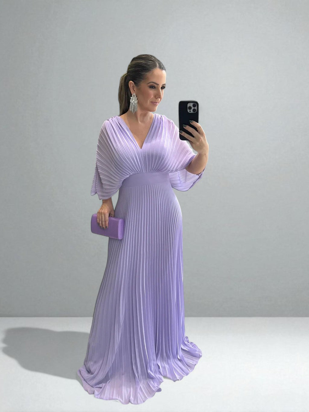 Amara | Pleated Maxi Dress – Light, Elegant Flow