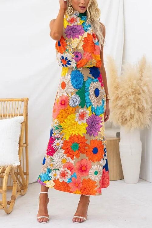Clara | Floral Maxi Dress – Light, Easy Fit