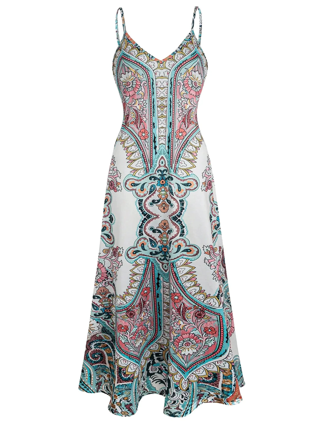 Carly Boho Floral Maxi Dress