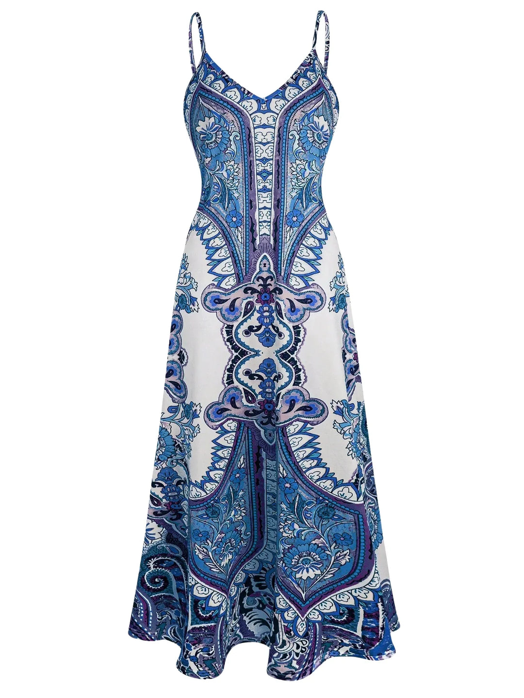Carly Boho Floral Maxi Dress