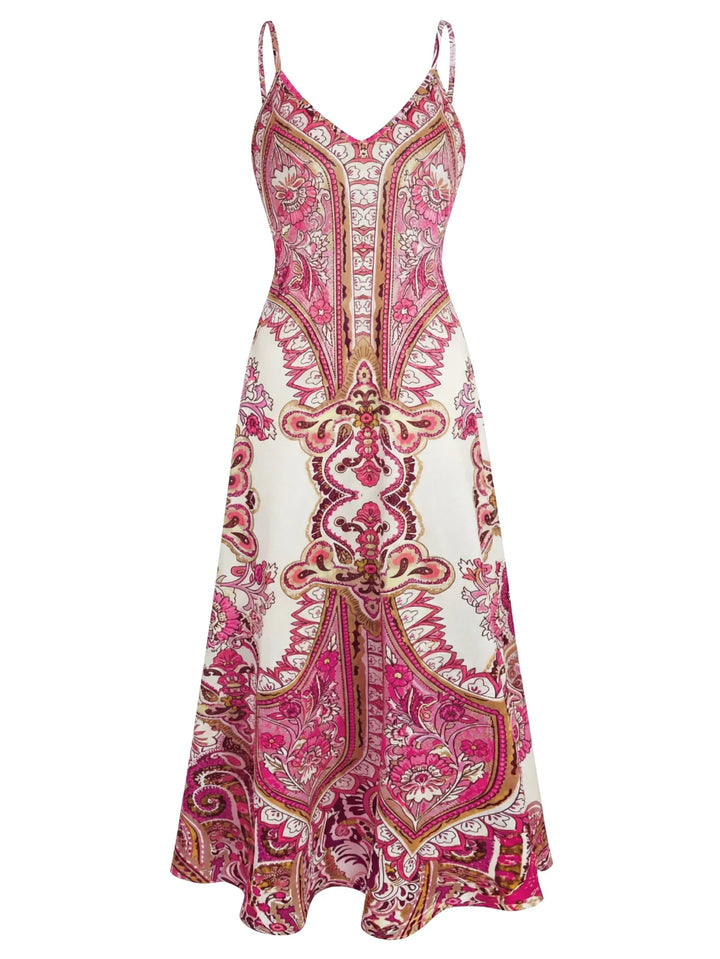Carly Boho Floral Maxi Dress