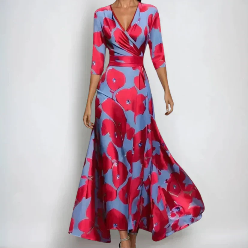 Amelia Elegant Floral Dress