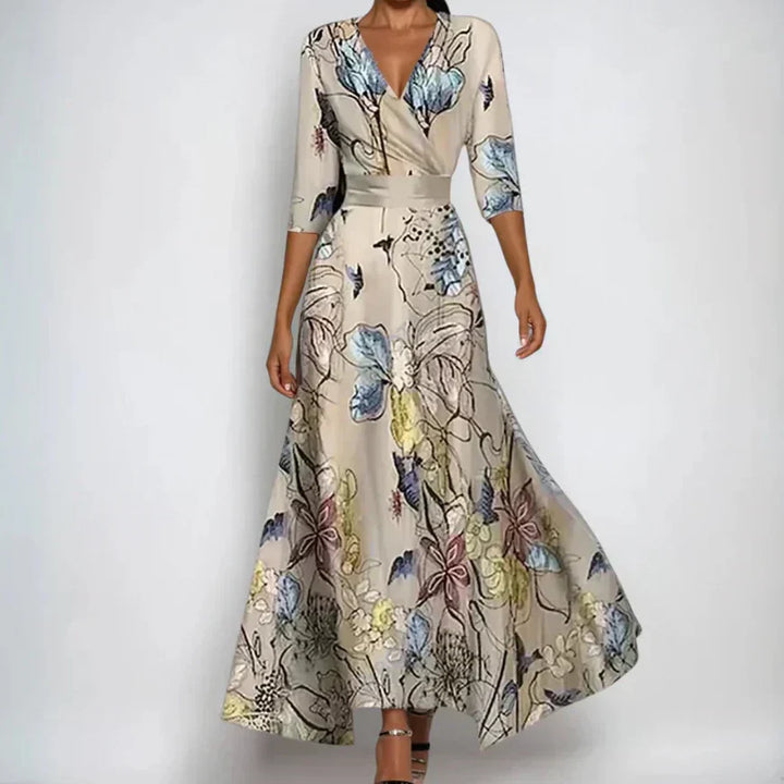Amelia Elegant Floral Dress