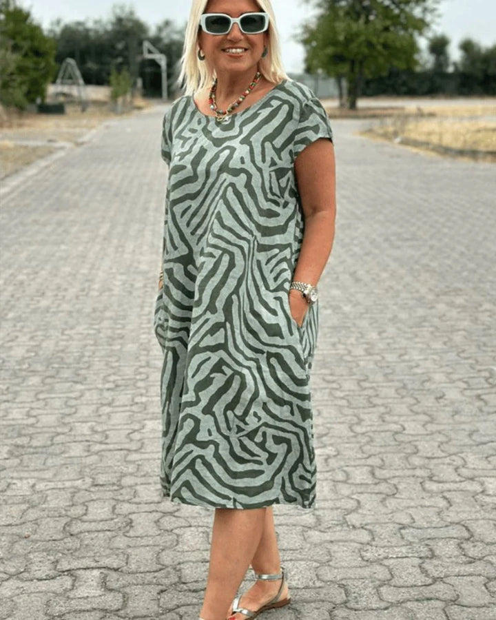 Sophia Round Neck Summer Dress