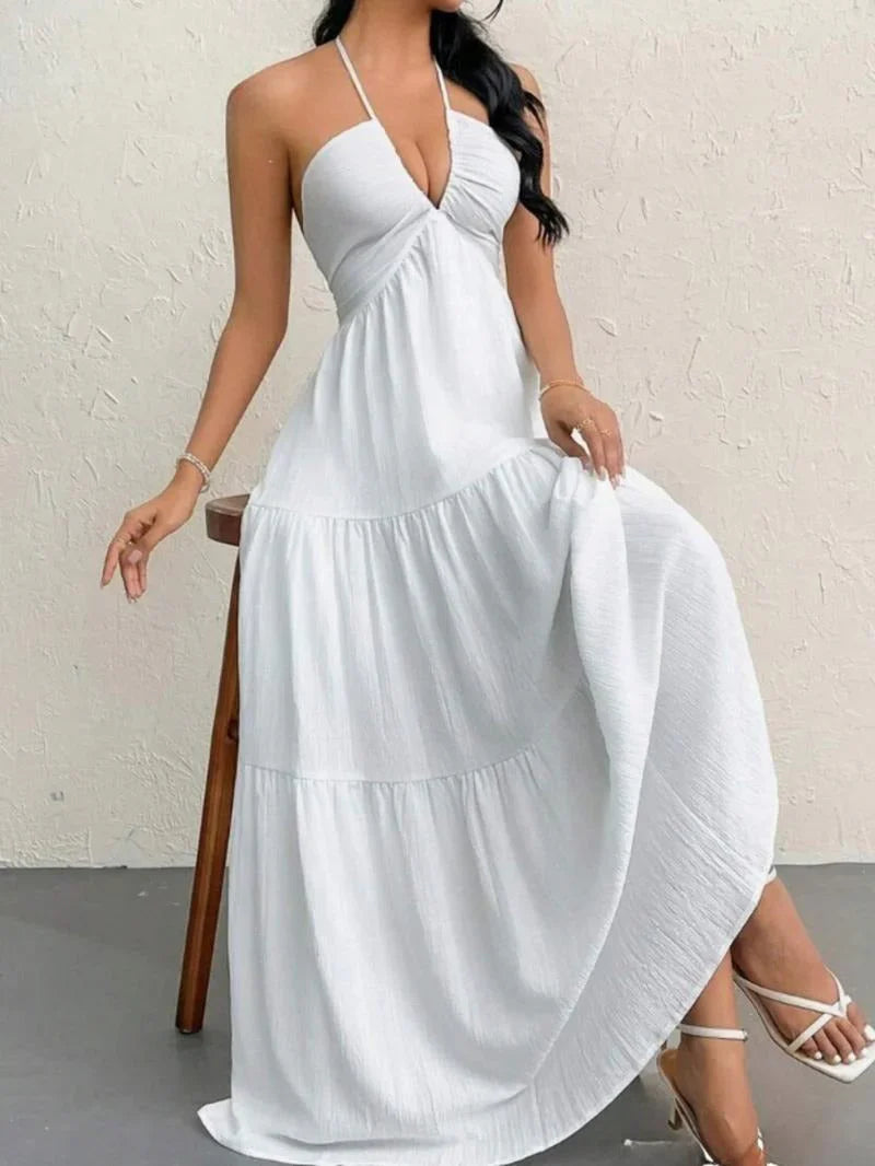 Stella Halter Maxi Dress
