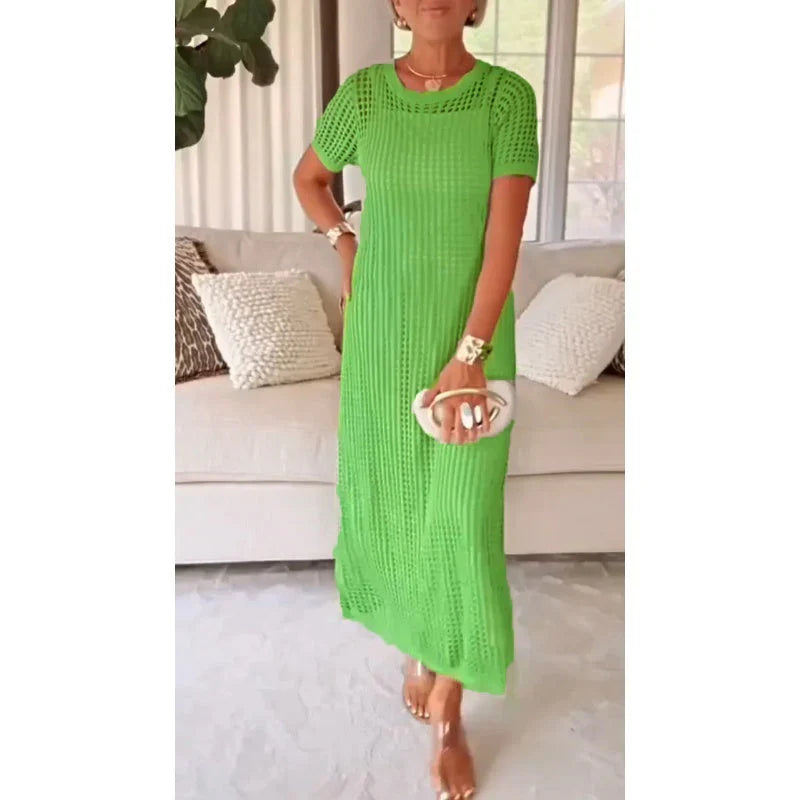 Cecilia Cut-Out Long Maxi Dress + Free Inner Dress