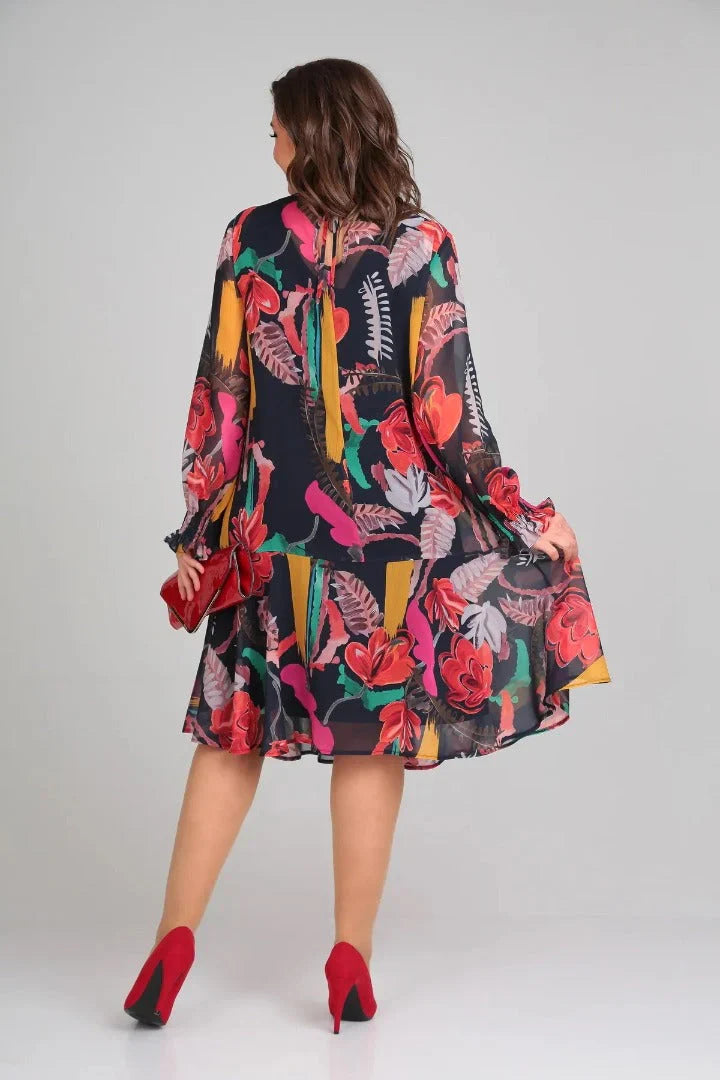 Gaby Elegant Floral Dress