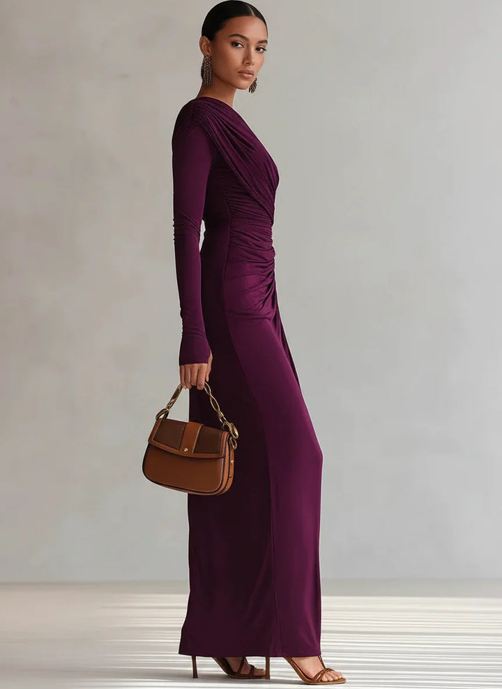 Eleonor Elegant Maxi Dress + Sleeve