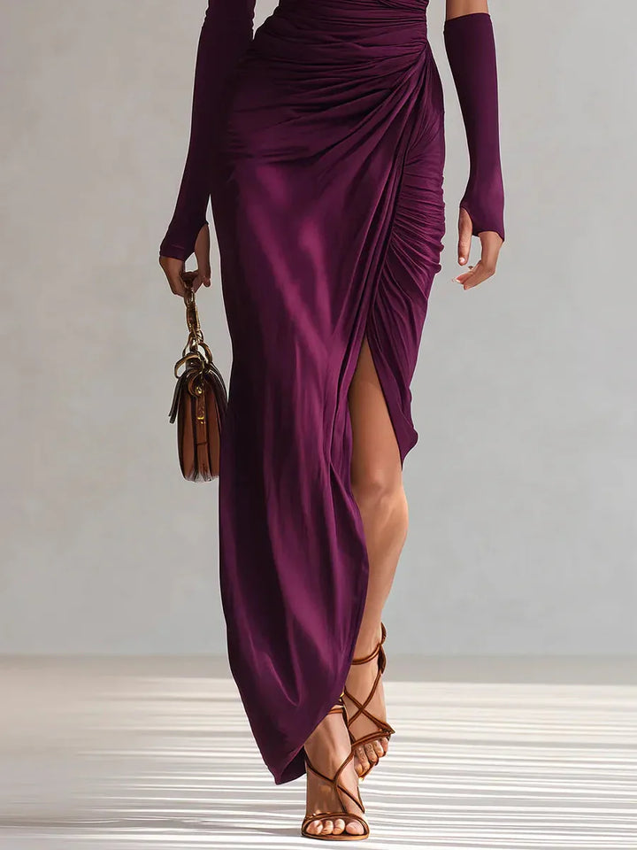 Eleonor Elegant Maxi Dress + Sleeve