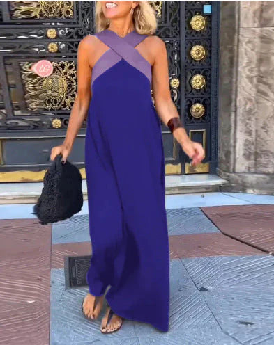 Esther Dress with Crossed Cut