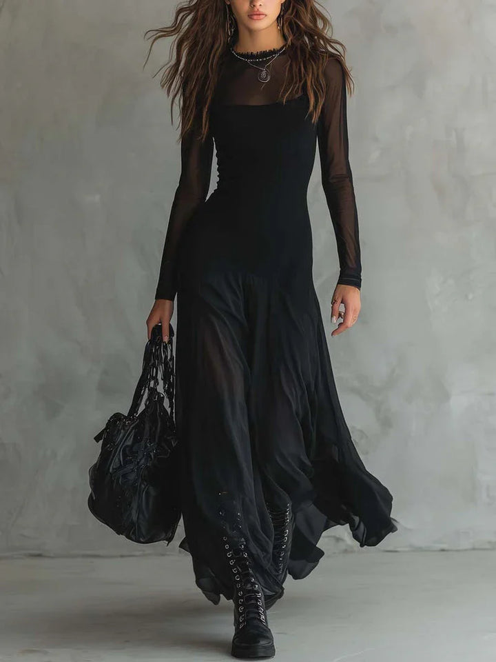 Aubrey Elegant Flowy Dress