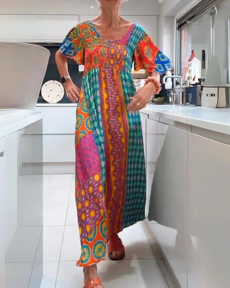 Cornelia Colorful Bohemian Dress