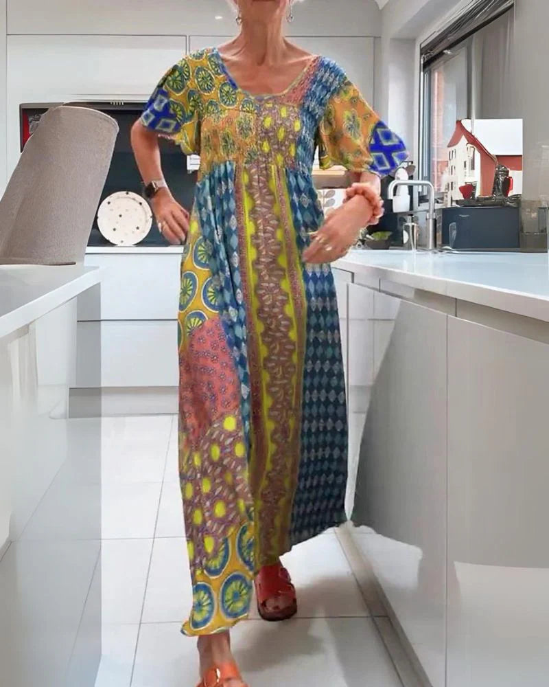 Cornelia Colorful Bohemian Dress