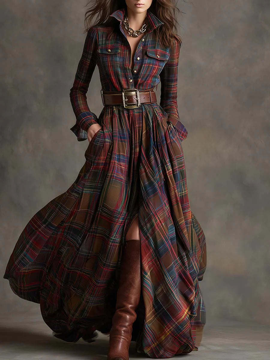 Evie Belted Shirt Dress
