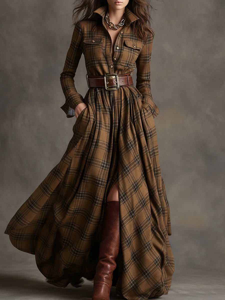 Evie Belted Shirt Dress