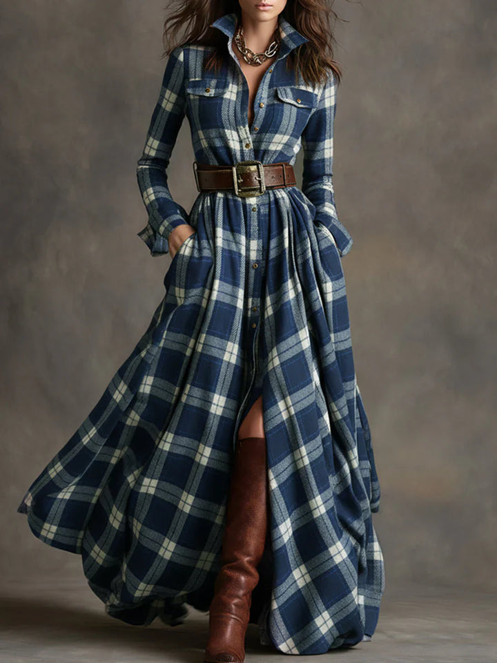 Evie Belted Shirt Dress