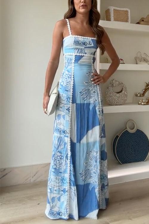 Eleonore | Printed Maxi Dress – Soft, Effortless Flow