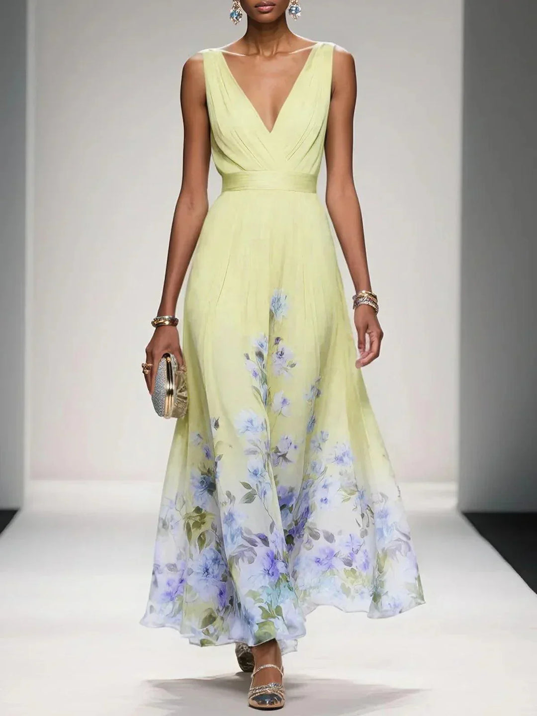 Rose | Floral Maxi Dress – Light, Easy Elegance