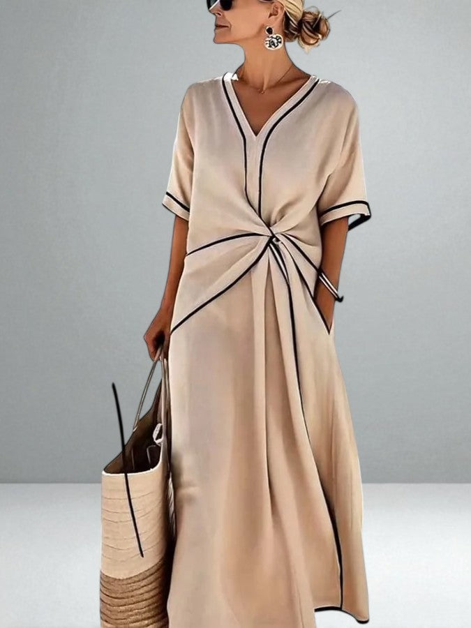 Isla | Striped Maxi Dress – Light, Relaxed &amp; Effortless