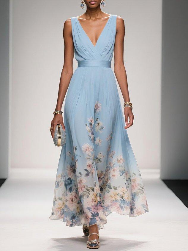 Rose | Floral Maxi Dress – Light, Easy Elegance