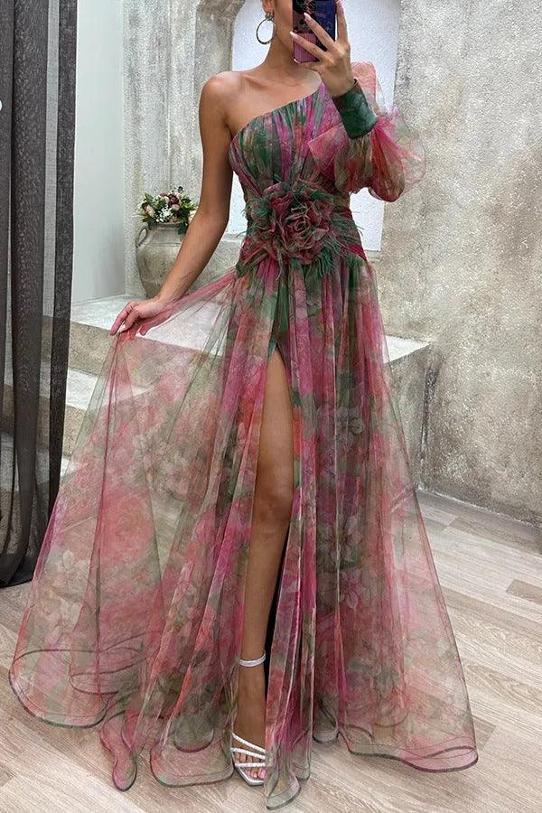Grace | Pleated Maxi Dress – Light, Elegant Ease