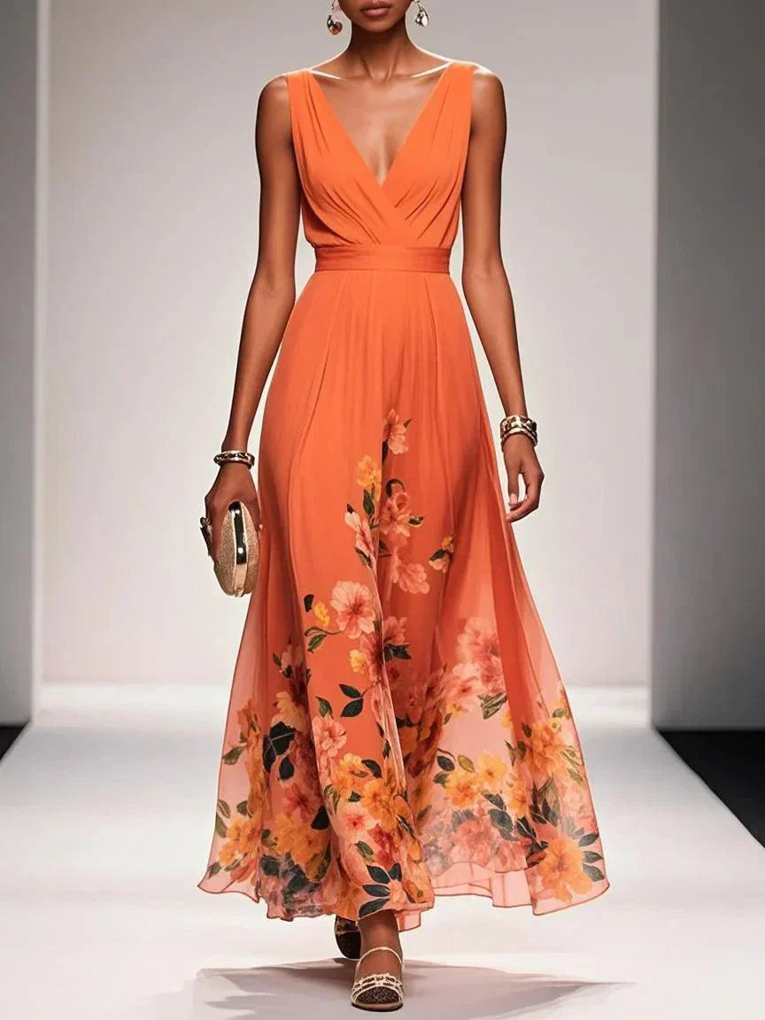 Rose | Floral Maxi Dress – Light, Easy Elegance