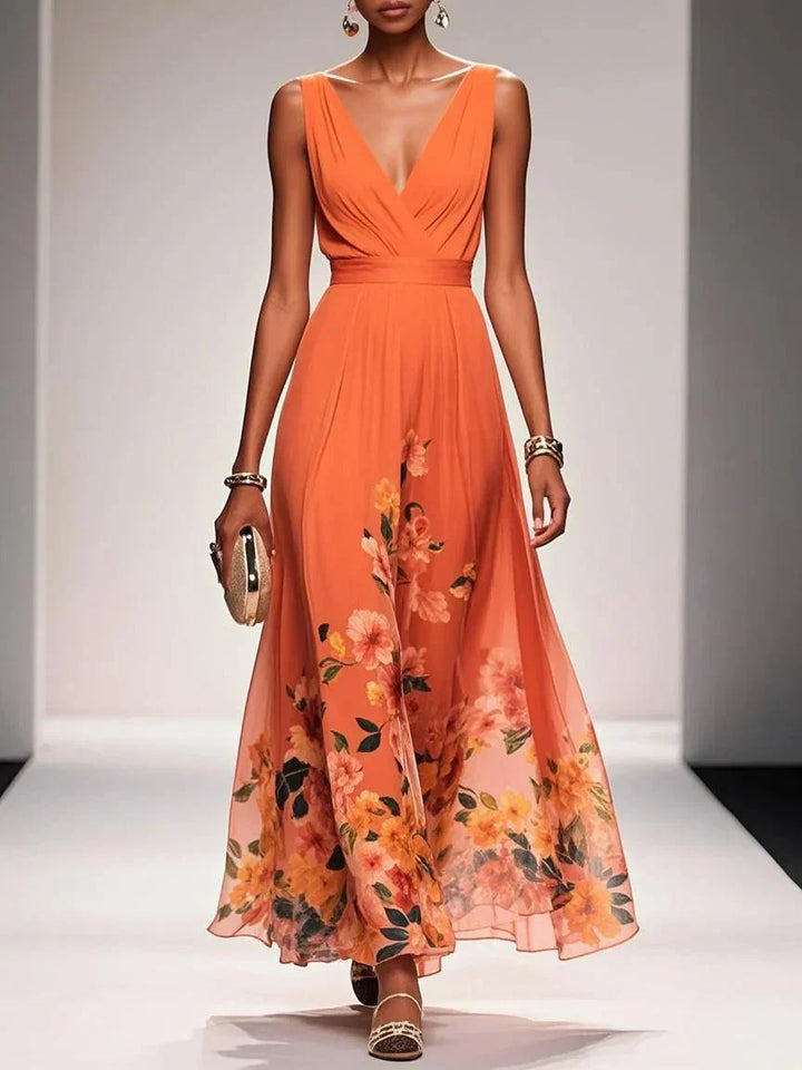 Rose | Floral Maxi Dress – Light, Easy Elegance