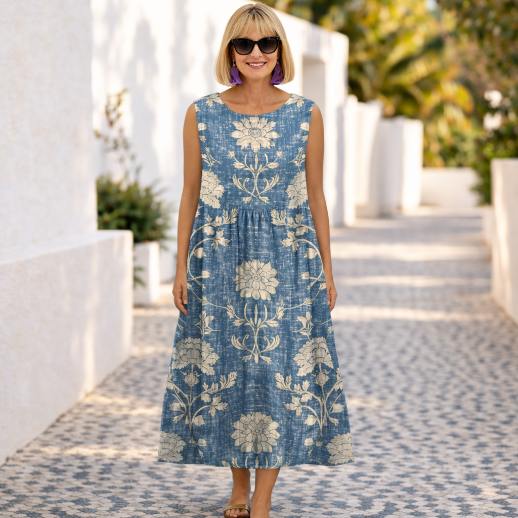 Lena | Midi Dress - Effortless Comfort