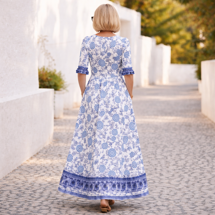Sienna | Elegant Floral Dress with a Breezy Vibe