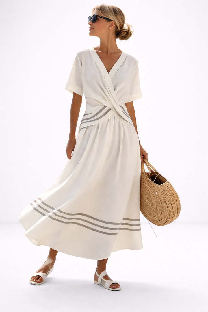 Aria | Striped Maxi Dress – Relaxed, Effortless Style
