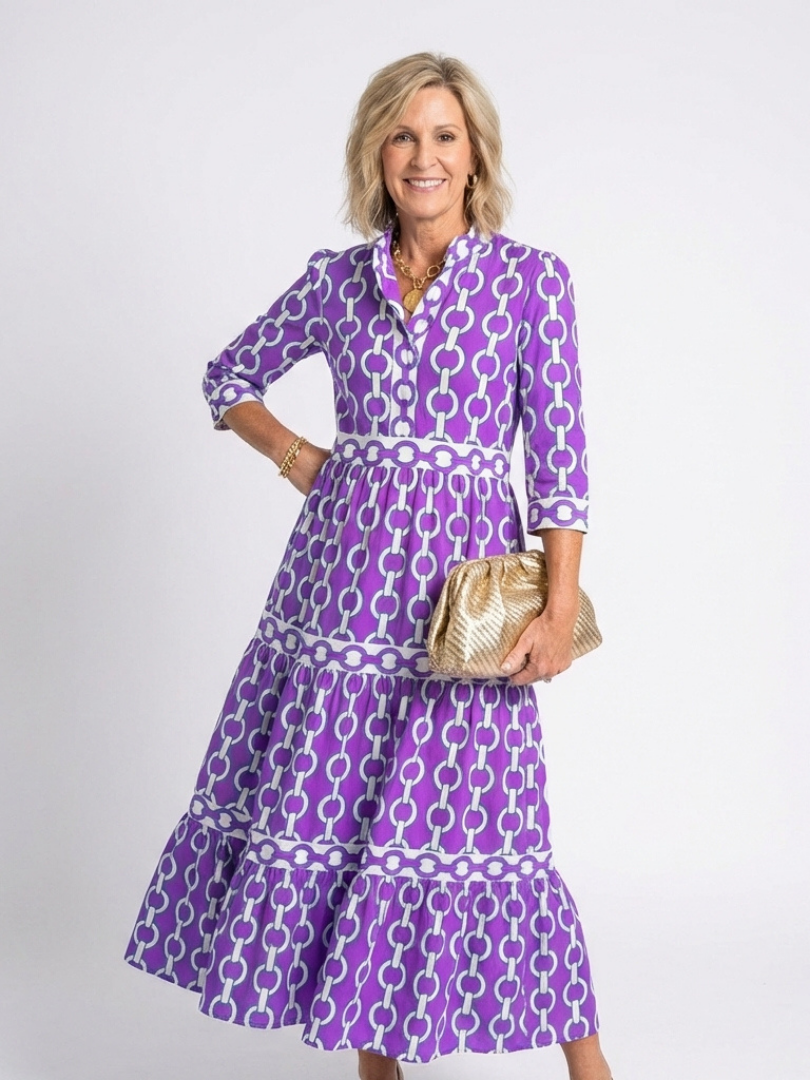 Ysolde | Midi Dress – Elegant, Flattering Flow