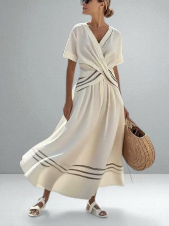 Aria | Striped Maxi Dress – Relaxed, Effortless Style