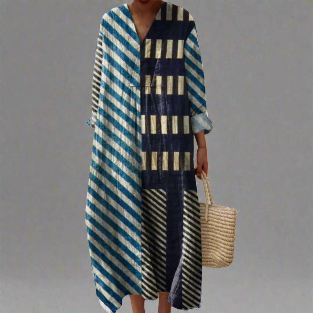 ALINTA | ELEGANT GEOMETRIC DRESS