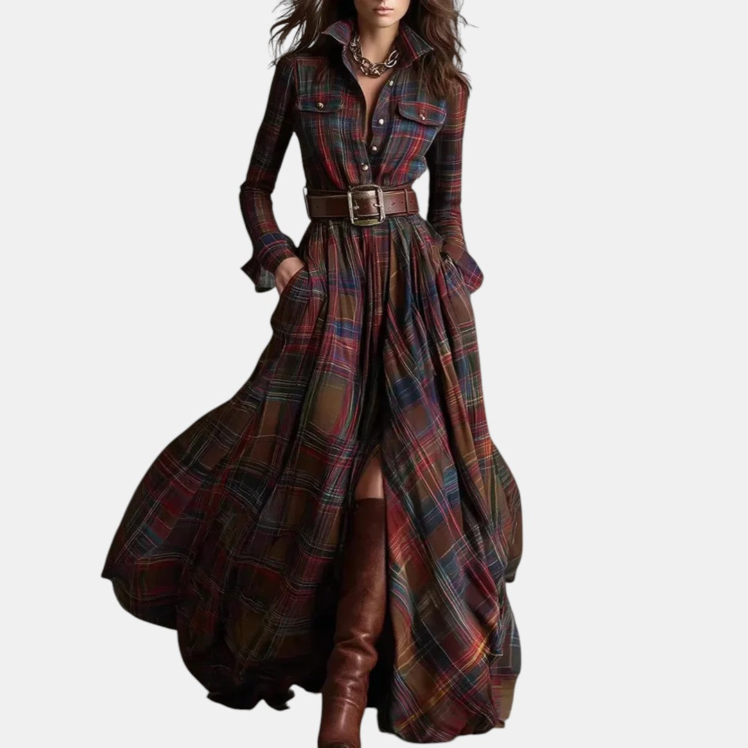 Bryanna | Flowing Maxi Dress – Soft, Effortless Elegance