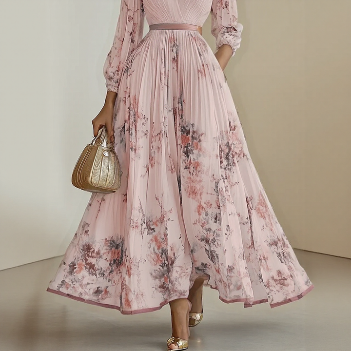 ELARA | DRESS WITH SOFT V-NECK