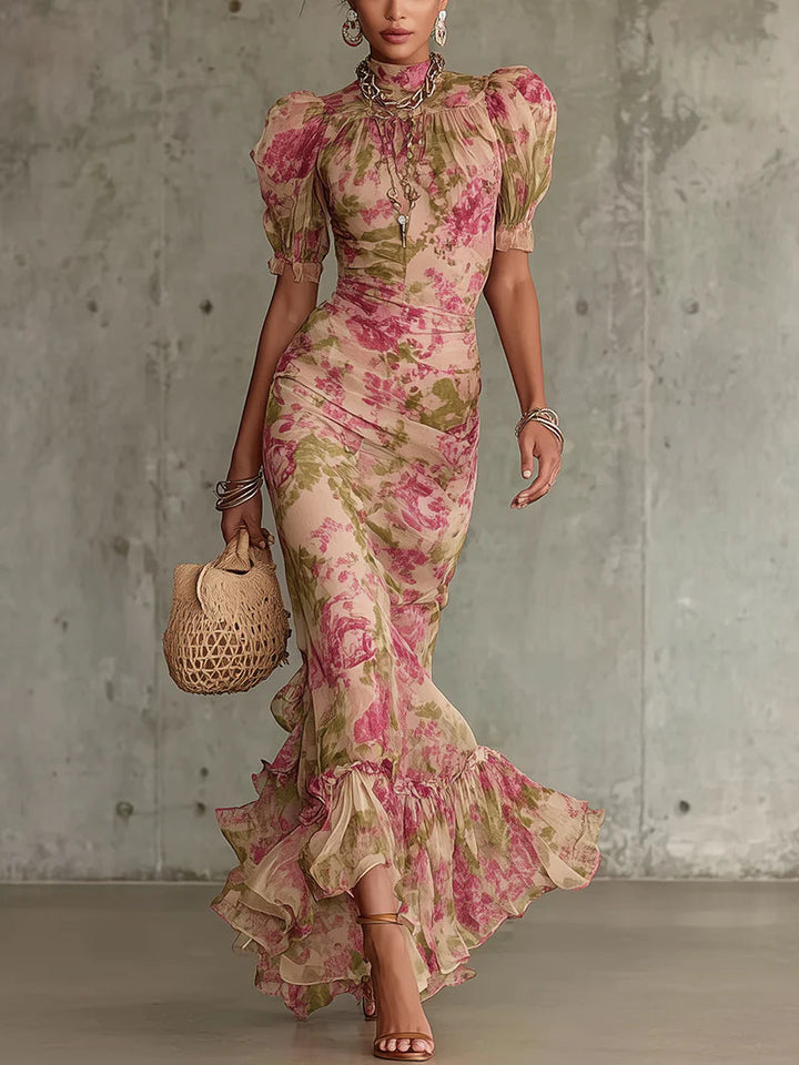 Racquella | Vintage Maxi Dress – Timeless, Effortless Elegance