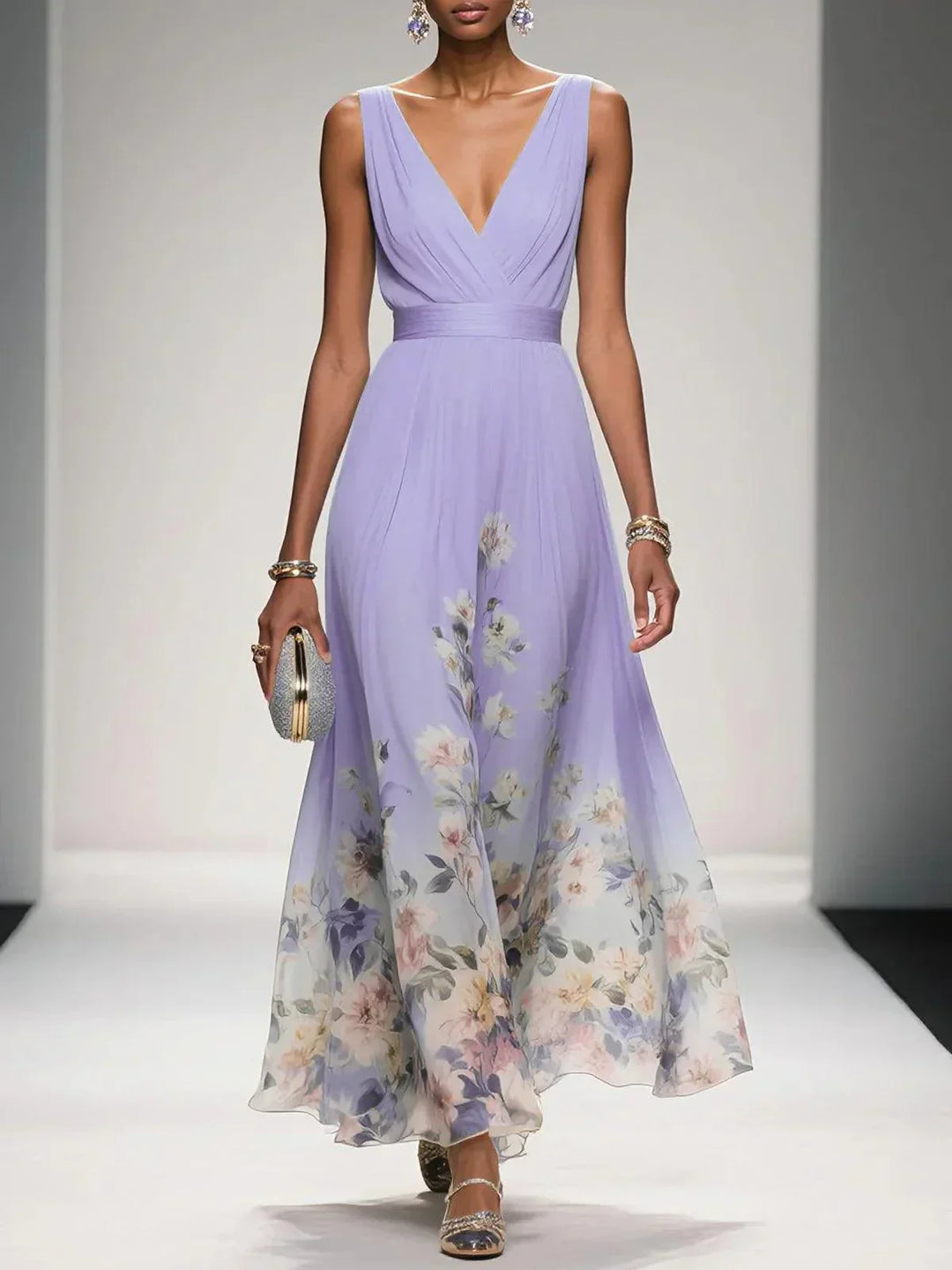 Rose | Floral Maxi Dress – Light, Easy Elegance