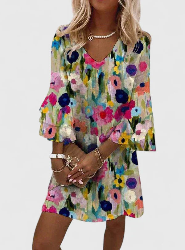 Elviera | Relaxed Mini Dress – Light &amp; Easy Comfort