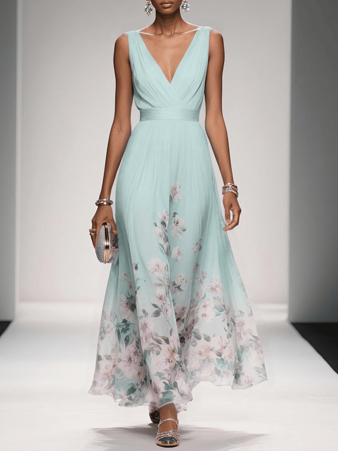 Rose | Floral Maxi Dress – Light, Easy Elegance