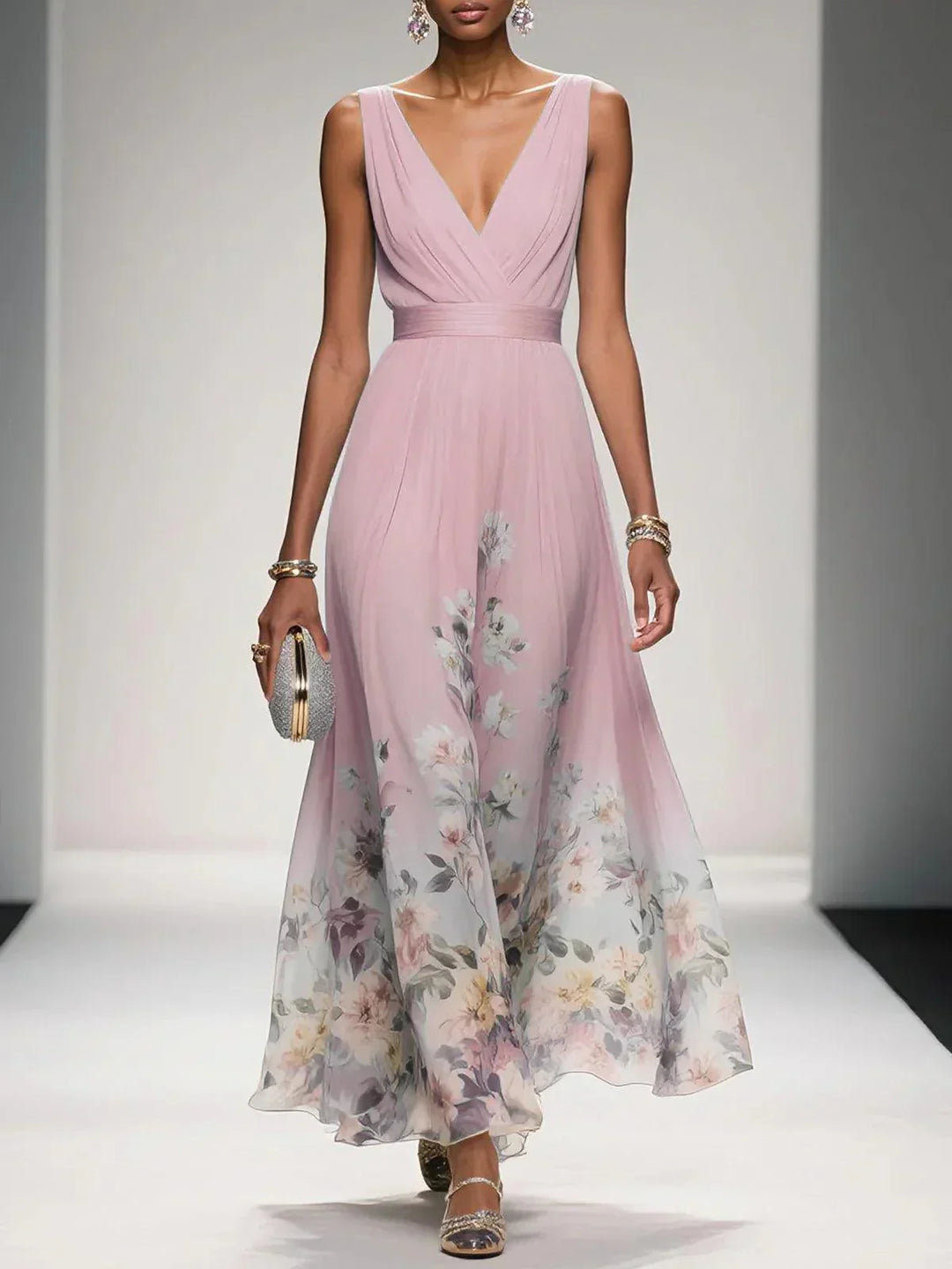 Rose | Floral Maxi Dress – Light, Easy Elegance