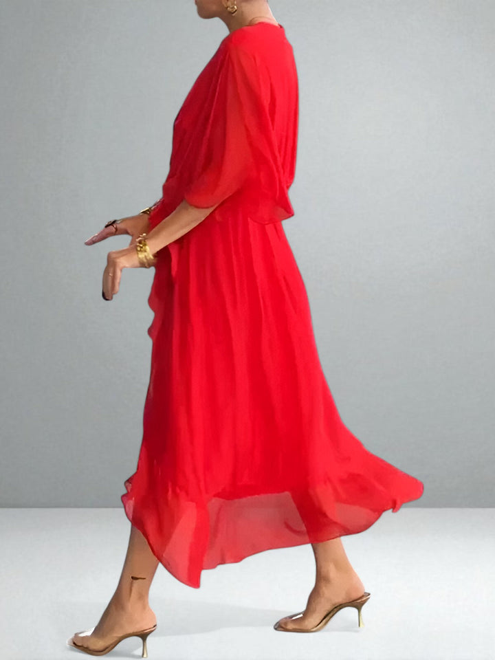 Monica | Chiffon Dress – Soft, Flowing Elegance